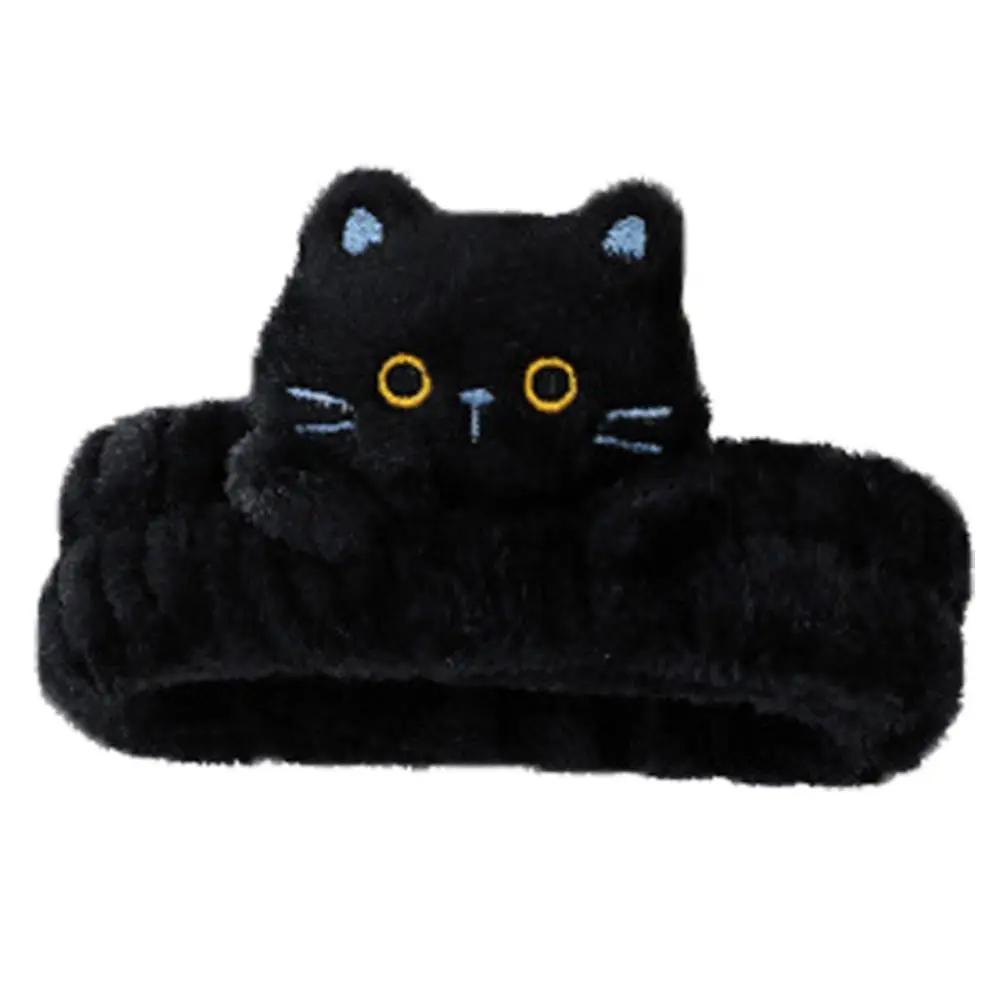 New Cartoon Cat Coral Fleece Head Bands Elastic Traceless Makeup Wash Face Hairbands Hair Accessories Non-slip чёрный
New Cartoon Cat Coral Fleece Head Bands Elastic Traceless Makeup Wash Face Hairbands Hair Accessories Non-slip чёрный