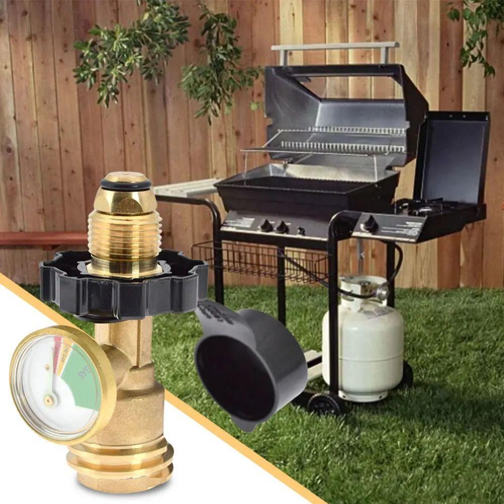 Adjustable Propane Tank Connector QCC1/Type Propane Tank Gauge Outdoor Activities чорний
Adjustable Propane Tank Connector QCC1/Type Propane Tank Gauge Outdoor Activities чорний
