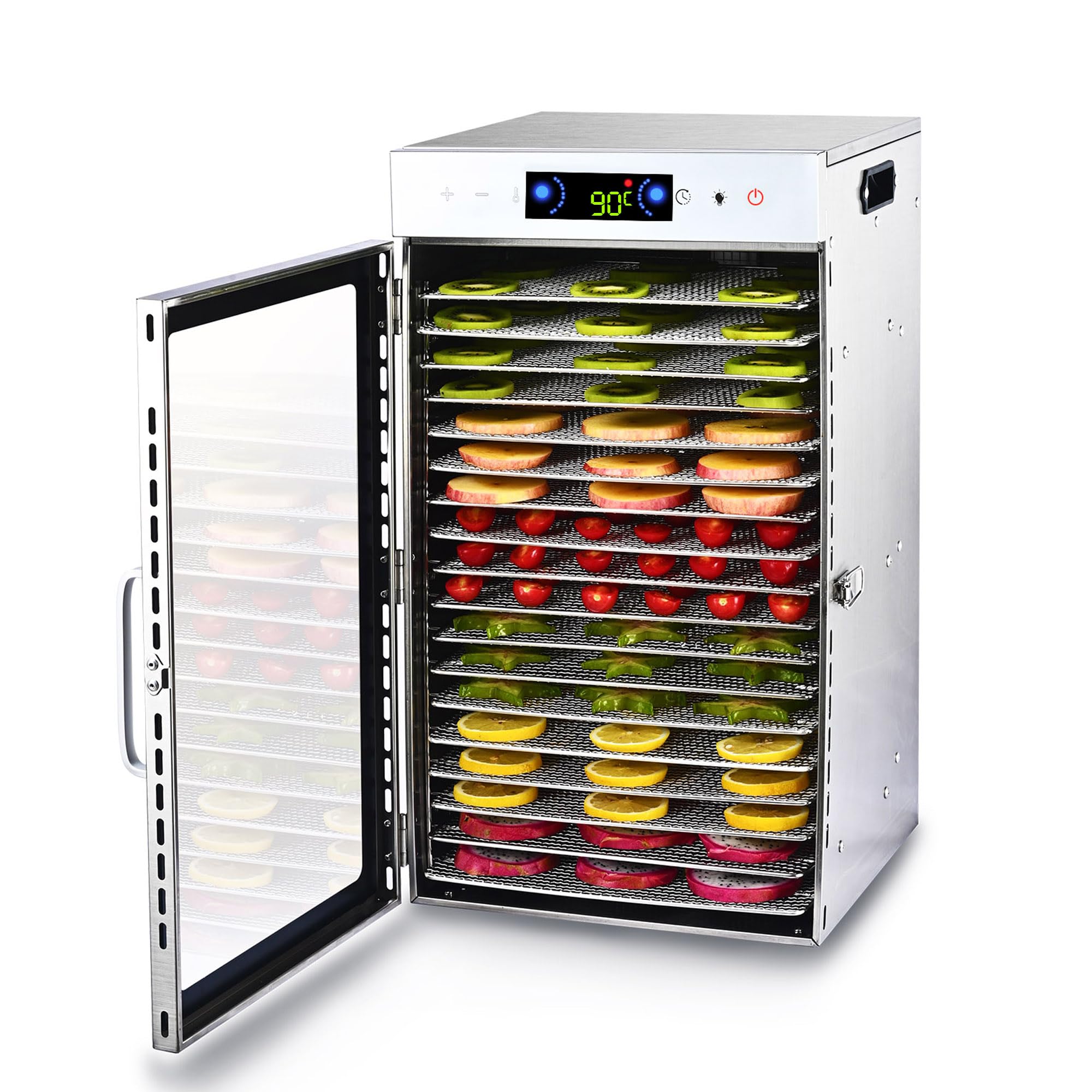 Iproods Food Food 18 из нержавеющей стали Food с циркуляцией горячего воздуха для коммерческого использования для дома Японский рецепт Инструкция по эксплуатации В комплекте Сушилка, Сушилка, серебряный
Iproods Food Food 18 из нержавеющей стали Food с циркуляцией горячего воздуха для коммерческого использования для дома Японский рецепт Инструкция по эксплуатации В комплекте Сушилка, Сушилка, серебряный