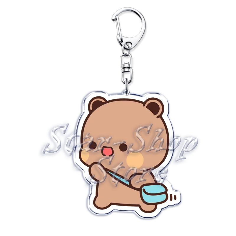 Bubu Dudu Rose Love Keychains Couple Bear Panda Acrylic Keyrings for Accessories Bag Pendant Key Chain Jewelry Fans Lovers Gifts
Bubu Dudu Rose Love Keychains Couple Bear Panda Acrylic Keyrings for Accessories Bag Pendant Key Chain Jewelry Fans Lovers Gifts
