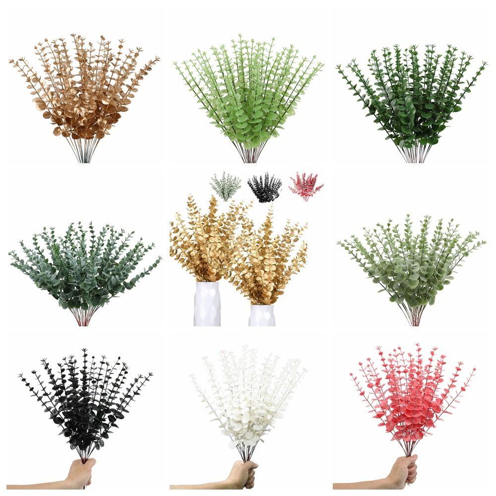 10Pcs/set Plastic Fake Eucalyptus Plants Eucalyptus Artificial Eucalyptus Leaf Multipurpose Garden
10Pcs/set Plastic Fake Eucalyptus Plants Eucalyptus Artificial Eucalyptus Leaf Multipurpose Garden