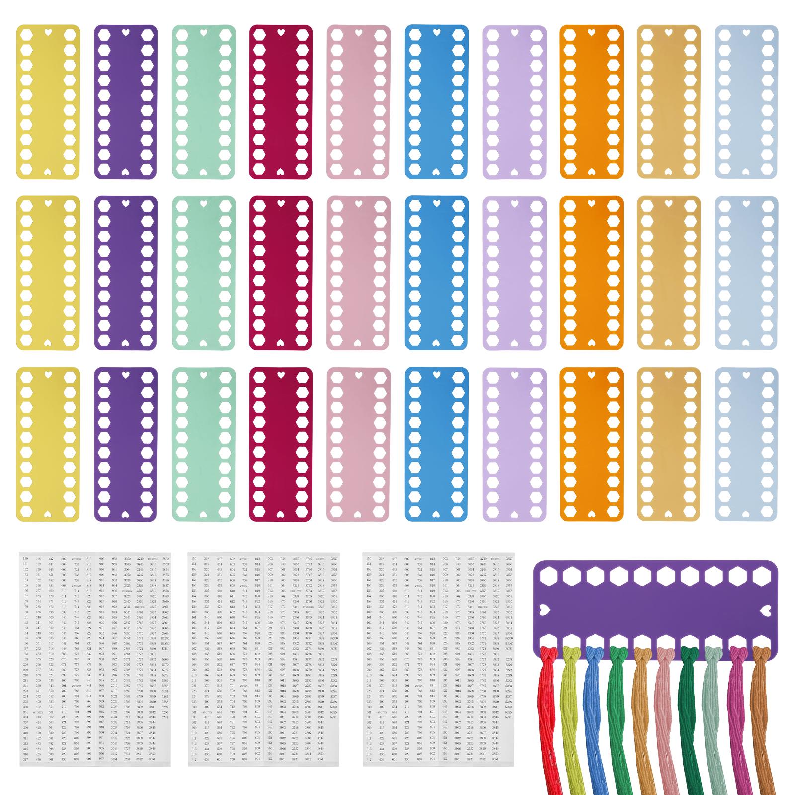 30Pcs Embroidery Floss Organizer Cross Stitch Threads Holder Storage Tool DIY Craft Thread Sorter Organization Sewing Kit
30Pcs Embroidery Floss Organizer Cross Stitch Threads Holder Storage Tool DIY Craft Thread Sorter Organization Sewing Kit
