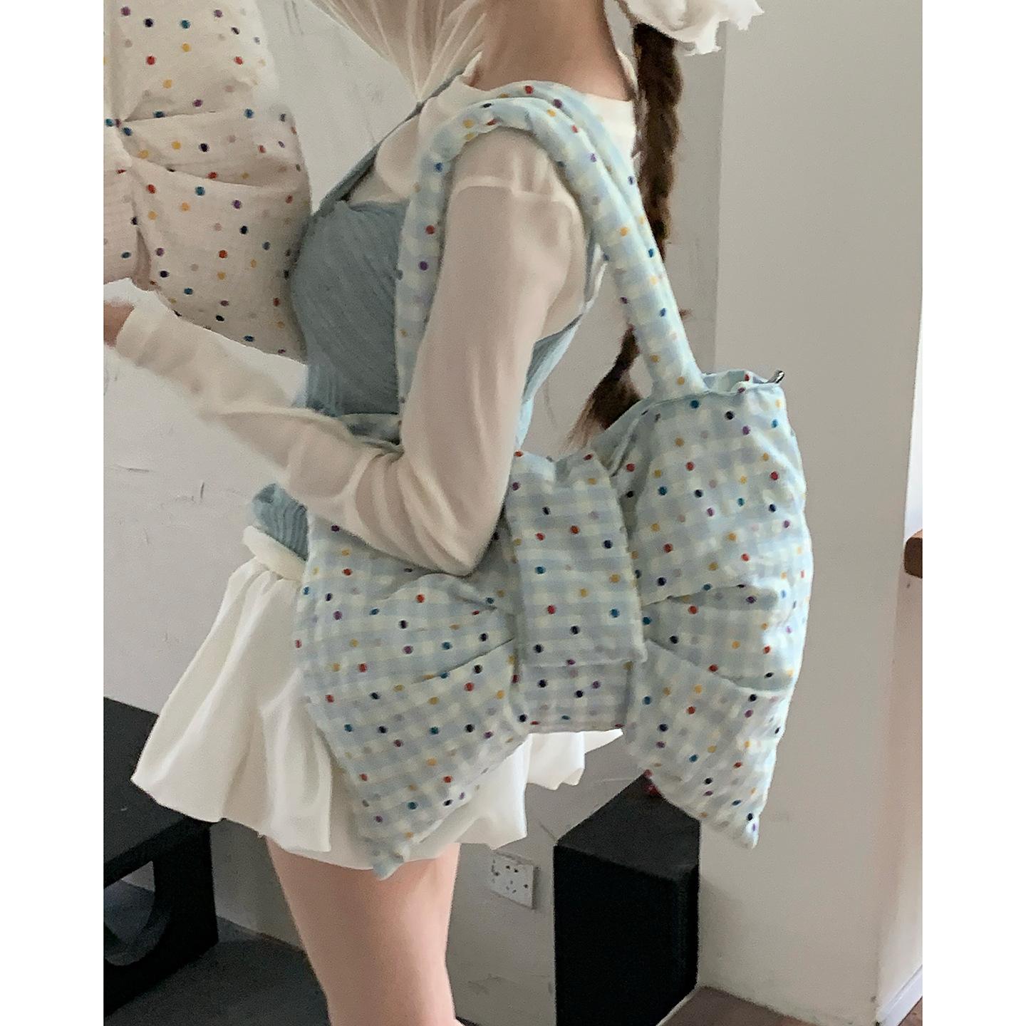 Large Bow-shaped Handbag, Large Capacity Tote Bag, Crossbody Bag синій
Large Bow-shaped Handbag, Large Capacity Tote Bag, Crossbody Bag синій