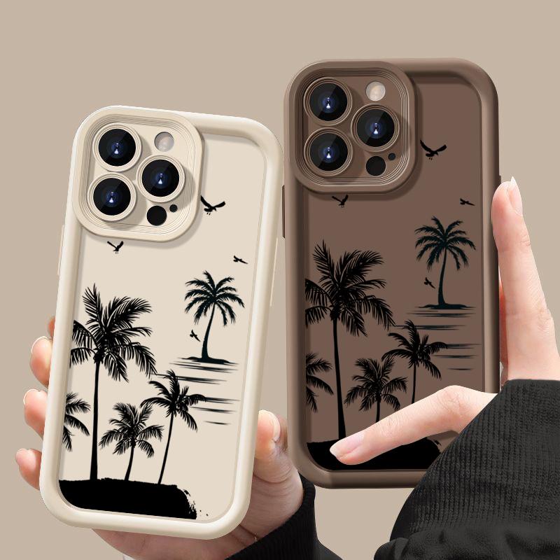 Матовый чехол для телефона с рисунком кокосовой пальмы для iPhone 16 Pro Max 15 Pro 14 13 12 11, защита линз, противоударный мягкий бампер из ТПУ iPhone 16E чёрный
Матовый чехол для телефона с рисунком кокосовой пальмы для iPhone 16 Pro Max 15 Pro 14 13 12 11, защита линз, противоударный мягкий бампер из ТПУ iPhone 16E чёрный