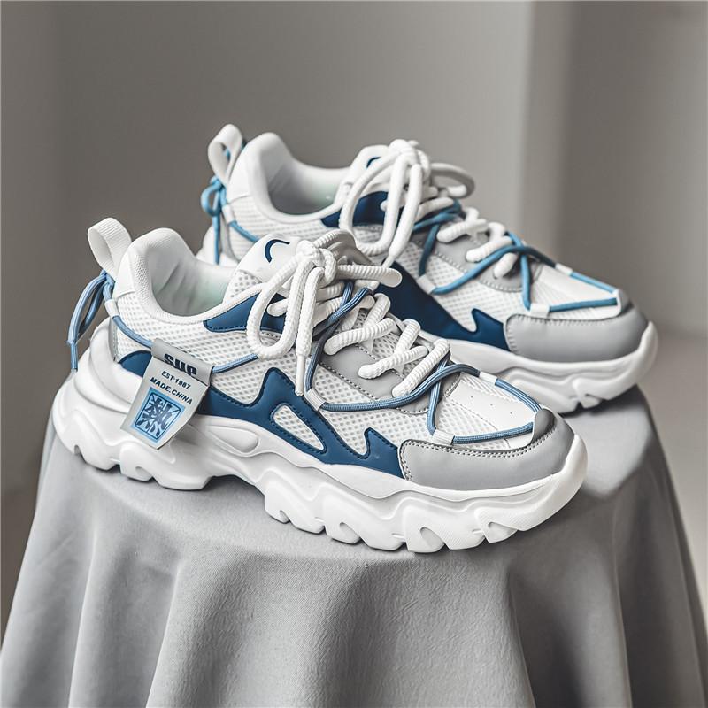 Мужские кроссовки Daddy Shoes 2024 года, весна, новые сетчатые дышащие кроссовки с низким верхом, легкие, на толстой подошве, увеличивающие высоту повседневные туфли 39
Мужские кроссовки Daddy Shoes 2024 года, весна, новые сетчатые дышащие кроссовки с низким верхом, легкие, на толстой подошве, увеличивающие высоту повседневные туфли 39