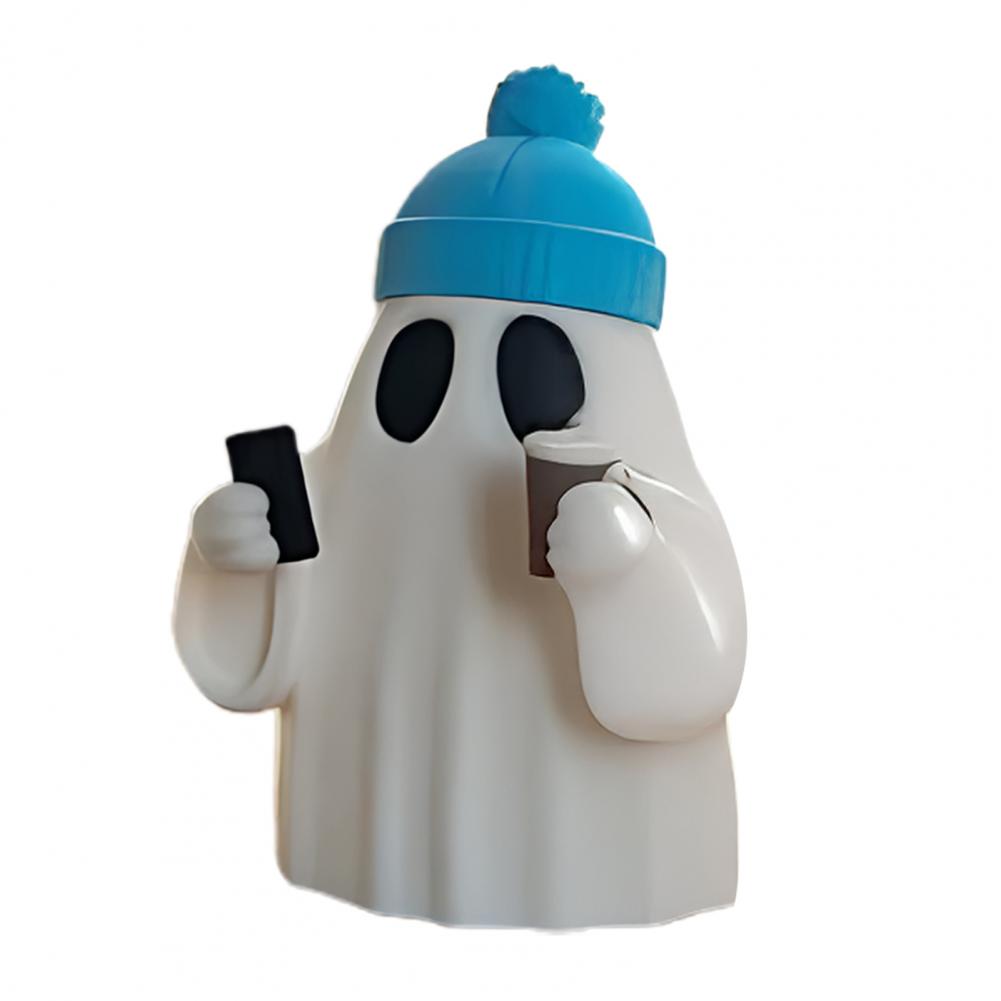 Ghost Figurine Halloween Decoration Funny Ghost Ornament for Desk Spooky Halloween Ghost Figurines Cute Holding Phone Home Decor синій
Ghost Figurine Halloween Decoration Funny Ghost Ornament for Desk Spooky Halloween Ghost Figurines Cute Holding Phone Home Decor синій