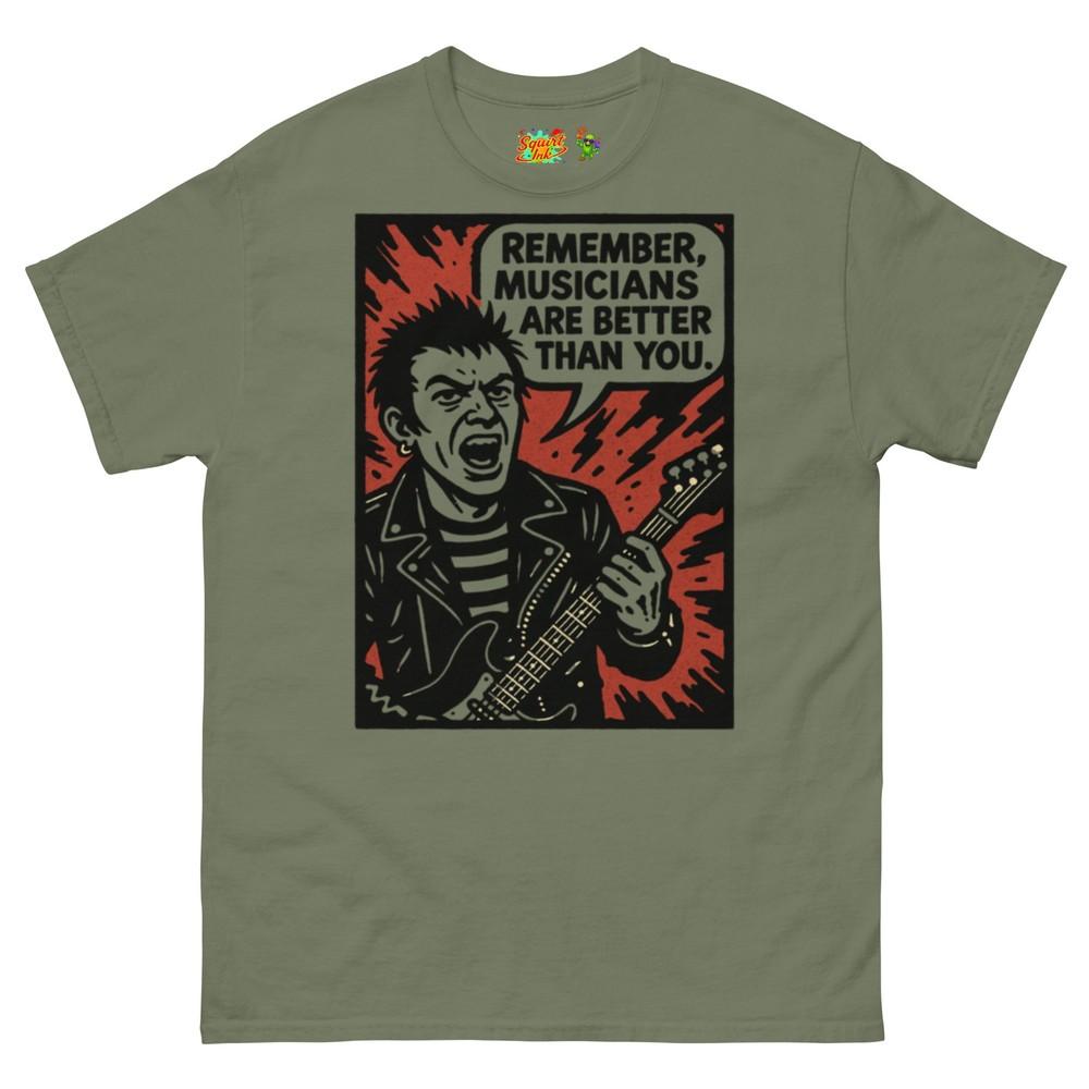 Превосходящий авторитет Музыкант Гитарист Поп-арт Крэсс Панк Футболка M
Превосходящий авторитет Музыкант Гитарист Поп-арт Крэсс Панк Футболка M