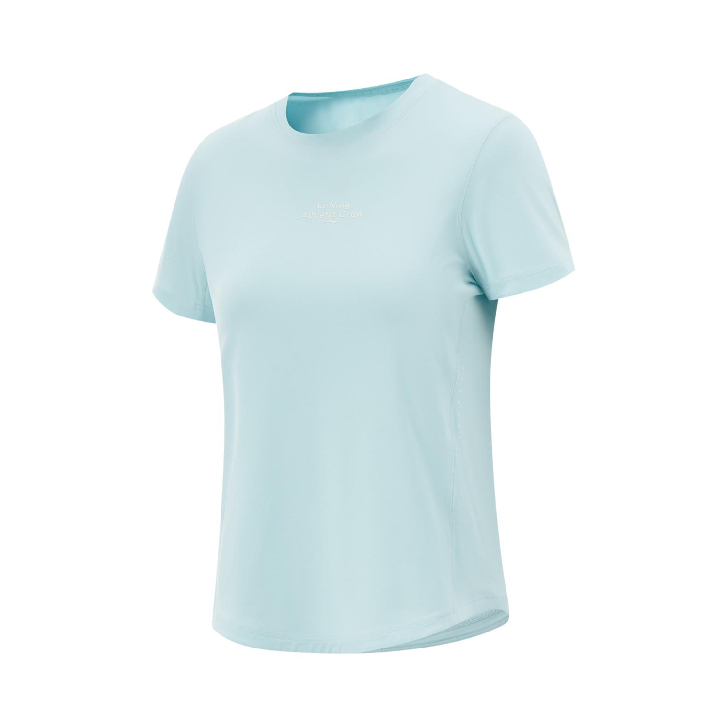 Li Ning Cool Tea Letter Round Neck Ice Silk Quick Dry Cool Comfortable Breathable Versatile Short Sleeve T-Shirt Women Tops Light-Ice-Blue ATSV276-7 S
Li Ning Cool Tea Letter Round Neck Ice Silk Quick Dry Cool Comfortable Breathable Versatile Short Sleeve T-Shirt Women Tops Light-Ice-Blue ATSV276-7 S