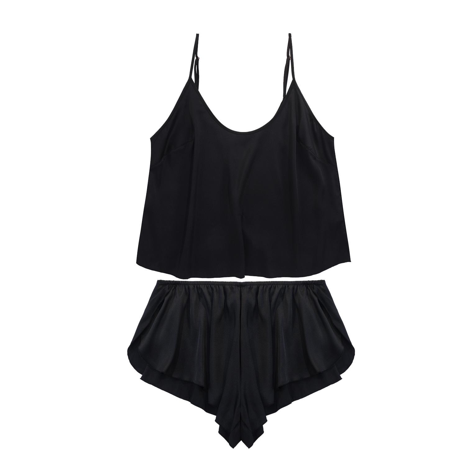 Комплект пижамы из атласного шелка: майка и шорты - Антистатичный, Прочный, Экологически чистое крашение, Стандарт ЕС Medium
Комплект пижамы из атласного шелка: майка и шорты - Антистатичный, Прочный, Экологически чистое крашение, Стандарт ЕС Medium