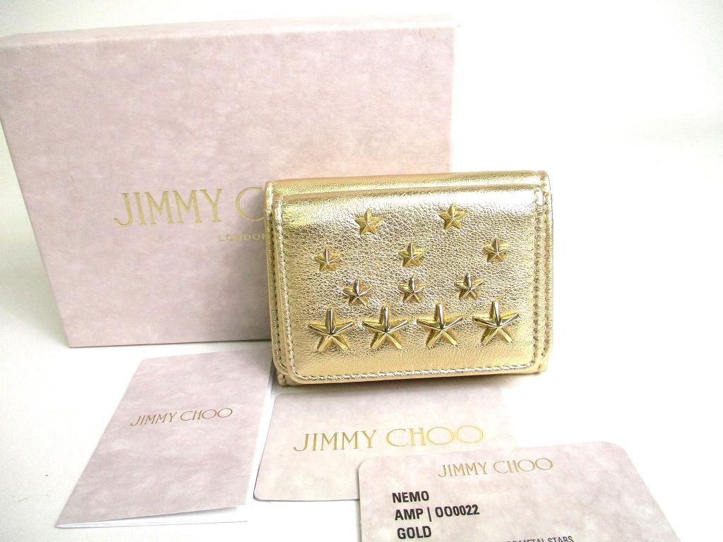 Справжній золотий шкіряний трискладний гаманець Jimmy Choo Stars Компактний гаманець NEMO №a332 відновлений
Справжній золотий шкіряний трискладний гаманець Jimmy Choo Stars Компактний гаманець NEMO №a332 відновлений