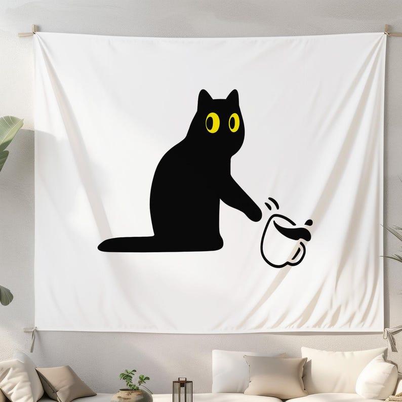 cat tapestry 75x100 чорний
cat tapestry 75x100 чорний