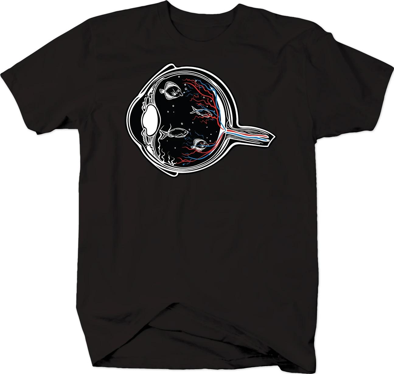 Fish Swimmings in Eye Ball Retina Cornea Pupil Sea T-Shirt 100% Cotton O-Neck Summer Short Sleeve Strange Casual Mens T-shirt 3XL
Fish Swimmings in Eye Ball Retina Cornea Pupil Sea T-Shirt 100% Cotton O-Neck Summer Short Sleeve Strange Casual Mens T-shirt 3XL