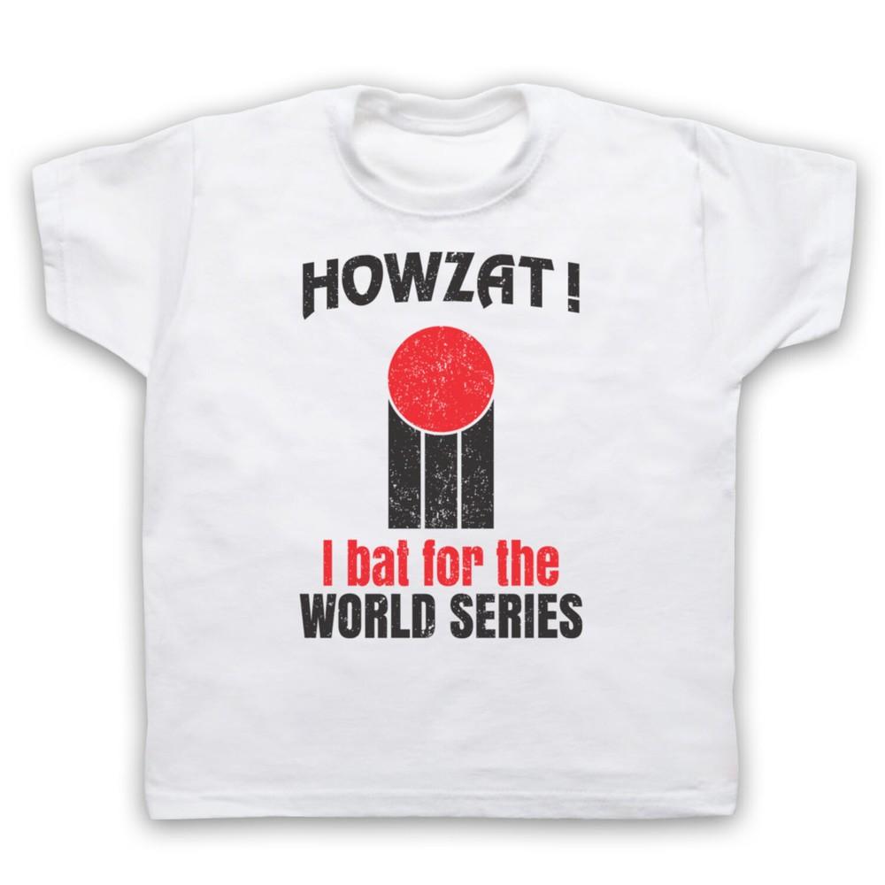 Howzat I Bat For The World Series As Worn Dennis Lillee Kids Childs T-Shirt 4XL
Howzat I Bat For The World Series As Worn Dennis Lillee Kids Childs T-Shirt 4XL