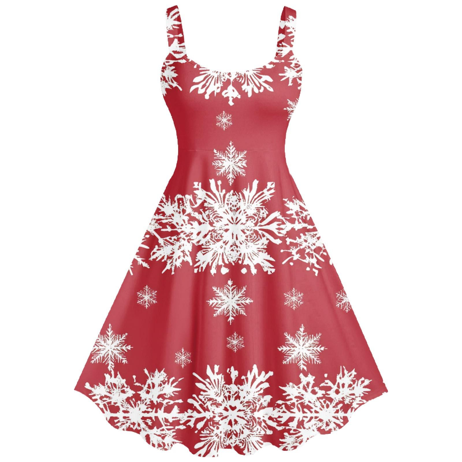 Женское повседневное и модное платье с принтом, сексуальное, на подтяжках, ретро, большое платье-качели XXXL