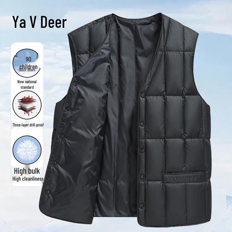 Мужской жилет Ya Lu с V-образным вырезом, 90% утиный пух XL
Мужской жилет Ya Lu с V-образным вырезом, 90% утиный пух XL