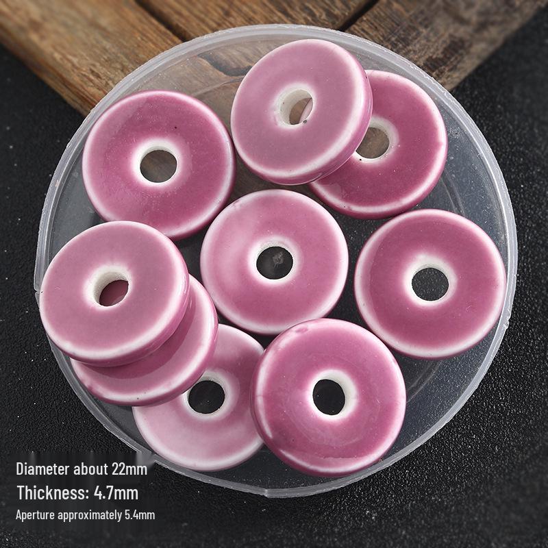 Fresh Large Hole Porcelain Donut Beads for DIY Bracelets Single Color Ceramic Coin Bead (Steel Mold)
Fresh Large Hole Porcelain Donut Beads for DIY Bracelets Single Color Ceramic Coin Bead (Steel Mold)