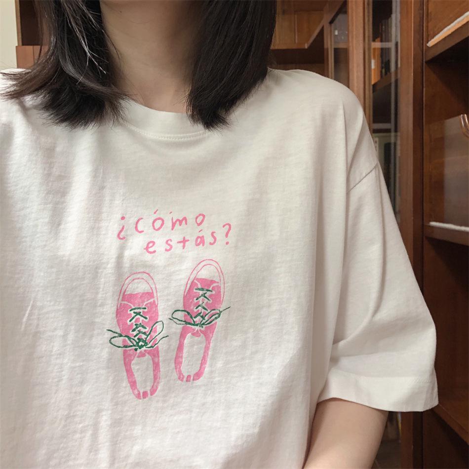 2025 Women s White Cartoon Print Casual Loose Short Sleeve T-Shirt for Early Spring Extra Large
2025 Women s White Cartoon Print Casual Loose Short Sleeve T-Shirt for Early Spring Extra Large