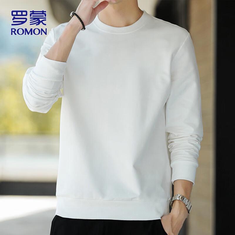 ROMON Men s Casual Solid Color Loose-Fit Sweatshirt L
ROMON Men s Casual Solid Color Loose-Fit Sweatshirt L