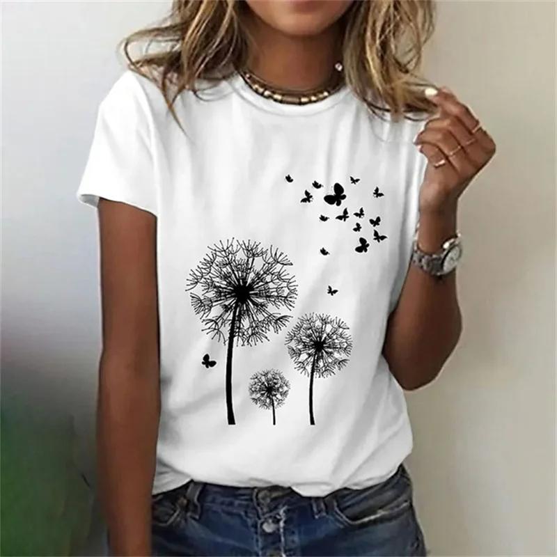 Women s fashion crew neck T-shirt, dandelion 3D printed T-shirt minimalist clothing short sleeve top outdoor casual novelty S
Women s fashion crew neck T-shirt, dandelion 3D printed T-shirt minimalist clothing short sleeve top outdoor casual novelty S