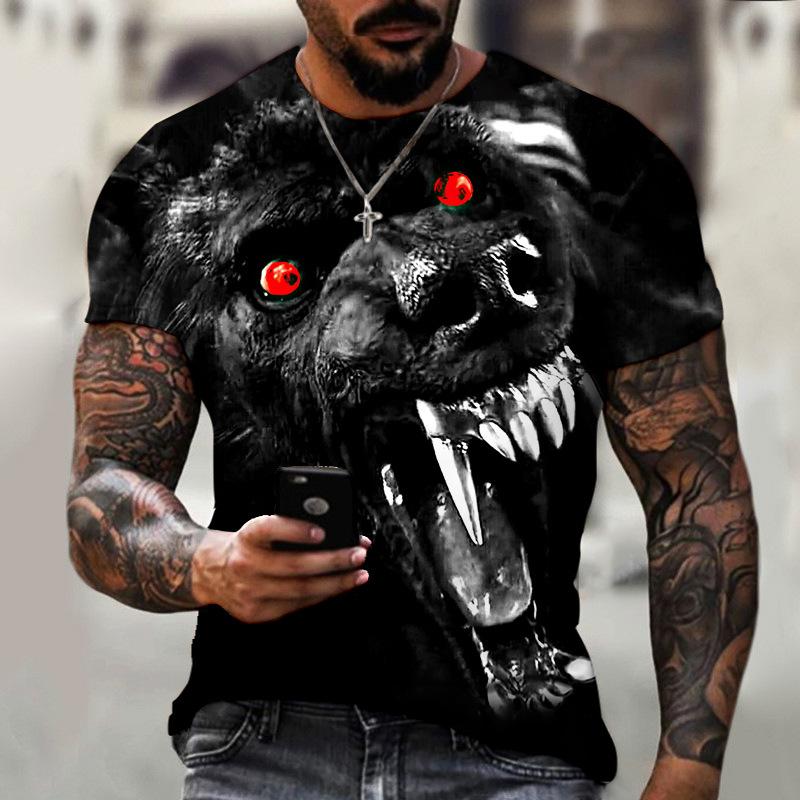 Beast Wolf 3D Черная серия печати Новая летняя мужская рубашка с короткими рукавами Супер Большая Верхняя Мода Уличная Одежда O Воротник Мужской
Beast Wolf 3D Черная серия печати Новая летняя мужская рубашка с короткими рукавами Супер Большая Верхняя Мода Уличная Одежда O Воротник Мужской