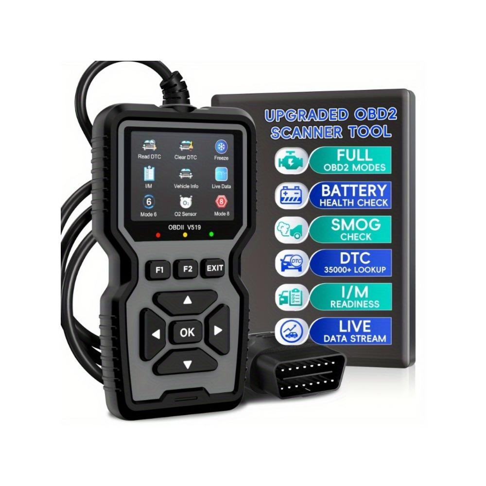 V519 OBD2 Scanner - Handheld Vehicle Inspection and Fault Diagnostic Tester with Live Data, Battery Test, and More - USB Powered чорний
V519 OBD2 Scanner - Handheld Vehicle Inspection and Fault Diagnostic Tester with Live Data, Battery Test, and More - USB Powered чорний