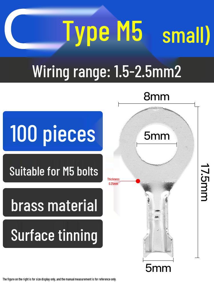 Copper Wire Lug Terminal - Fork & Ring Type Connectors
Copper Wire Lug Terminal - Fork & Ring Type Connectors