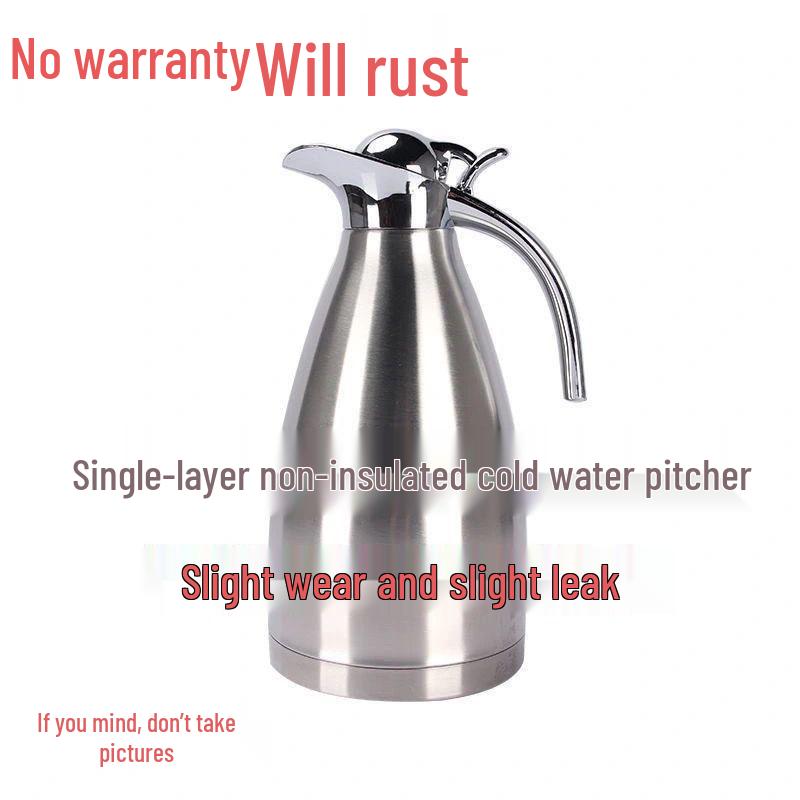 304 Stainless Steel Insulated Kettle, Large Capacity Teapot for Dormitories, Hotels, Restaurants, and KTV. New Model. Cold Water Only Pitcher
304 Stainless Steel Insulated Kettle, Large Capacity Teapot for Dormitories, Hotels, Restaurants, and KTV. New Model. Cold Water Only Pitcher