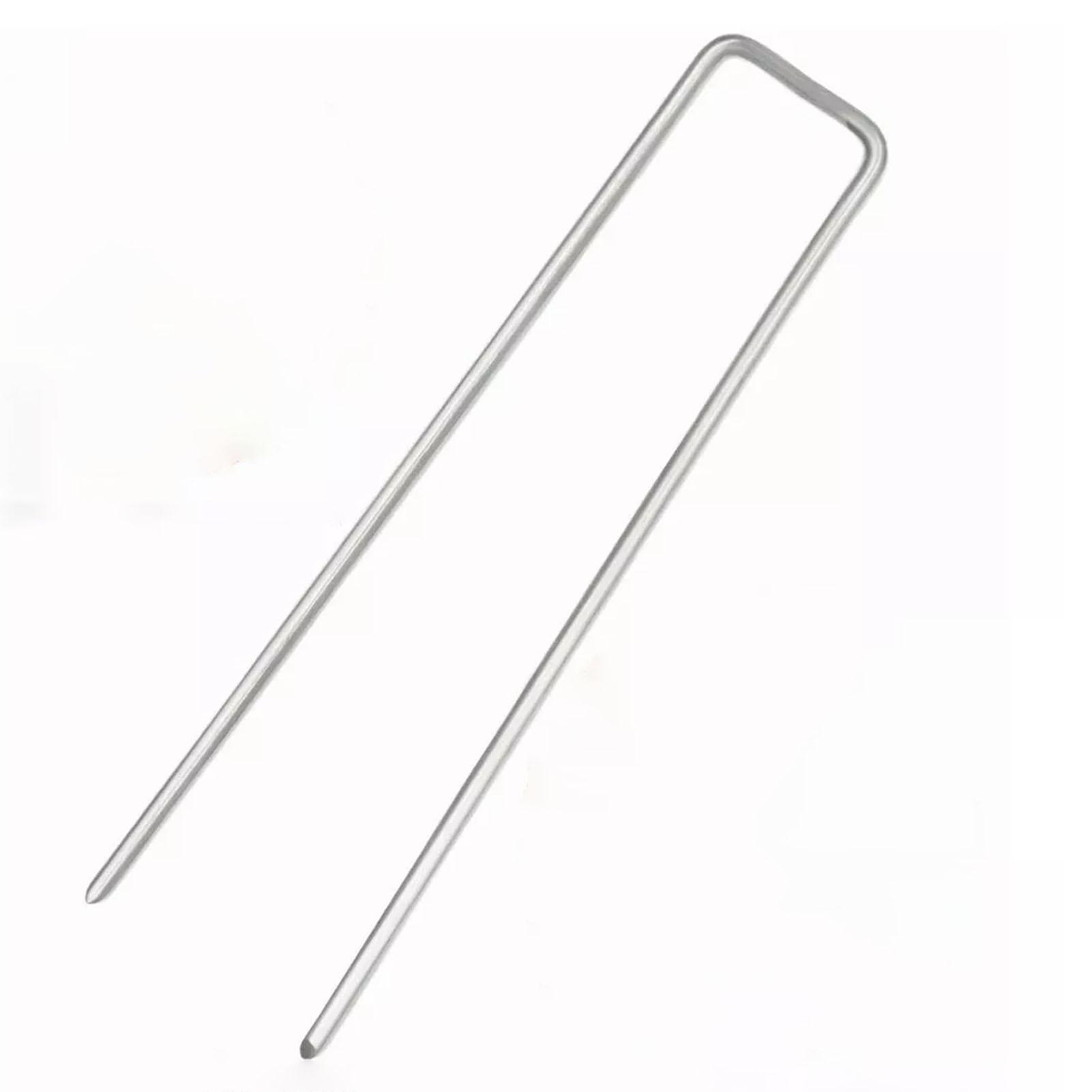 50PCS U Type Turf Nails Galvanized Steel Rust Proof Garden Stakes for Securing Fences Weed Barrier
50PCS U Type Turf Nails Galvanized Steel Rust Proof Garden Stakes for Securing Fences Weed Barrier