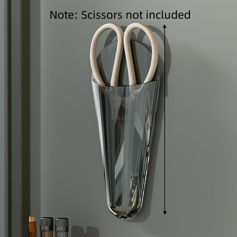 1pc No-Drill Wall-Mounted Scissor Holder - Multi-Functional PET Plastic Organizer for Scissors & Small Items, Transparent Design for Easy Visibility,
1pc No-Drill Wall-Mounted Scissor Holder - Multi-Functional PET Plastic Organizer for Scissors & Small Items, Transparent Design for Easy Visibility,