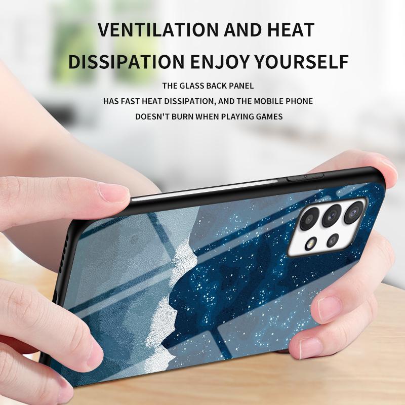 Starry Sky Pattern Tempered Glass+PC+TPU Protective Phone Case Cover for Samsung Galaxy A33 5G A
Starry Sky Pattern Tempered Glass+PC+TPU Protective Phone Case Cover for Samsung Galaxy A33 5G A