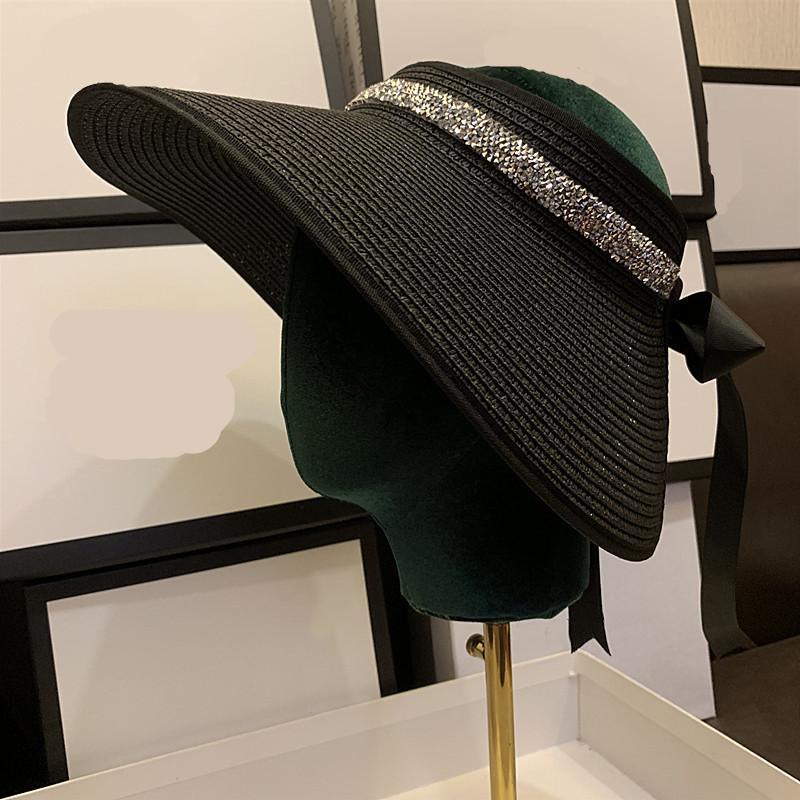 Summer Holiday Wide Brim Shiny Decorative Band Sun Protection Without Lady Sun Cap Women Leisure Hat
Summer Holiday Wide Brim Shiny Decorative Band Sun Protection Without Lady Sun Cap Women Leisure Hat