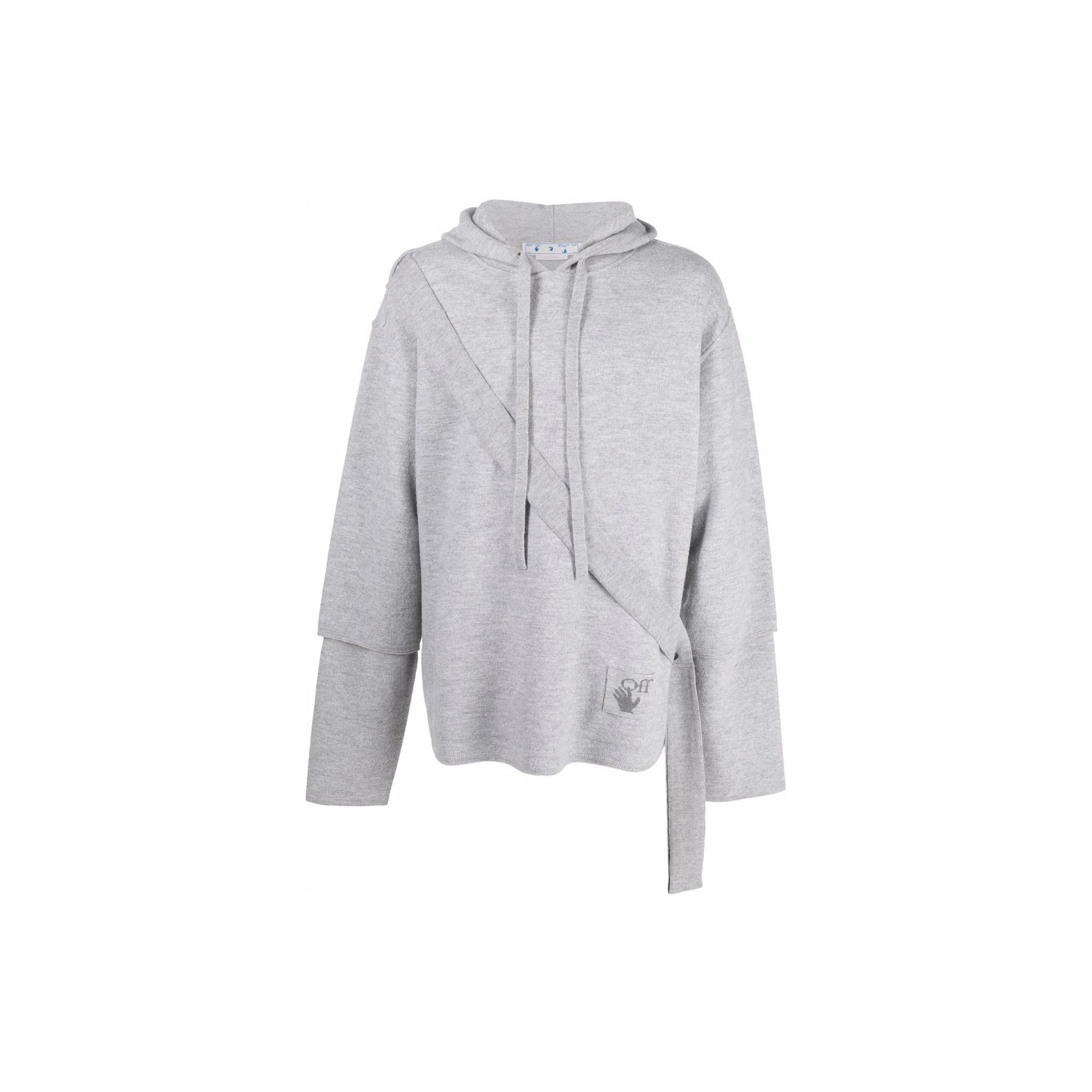 Off-White Easybreezy Band Knit Hoodie Medium Grey Мужские топы OMHA138S22KNI0010606 S
Off-White Easybreezy Band Knit Hoodie Medium Grey Мужские топы OMHA138S22KNI0010606 S