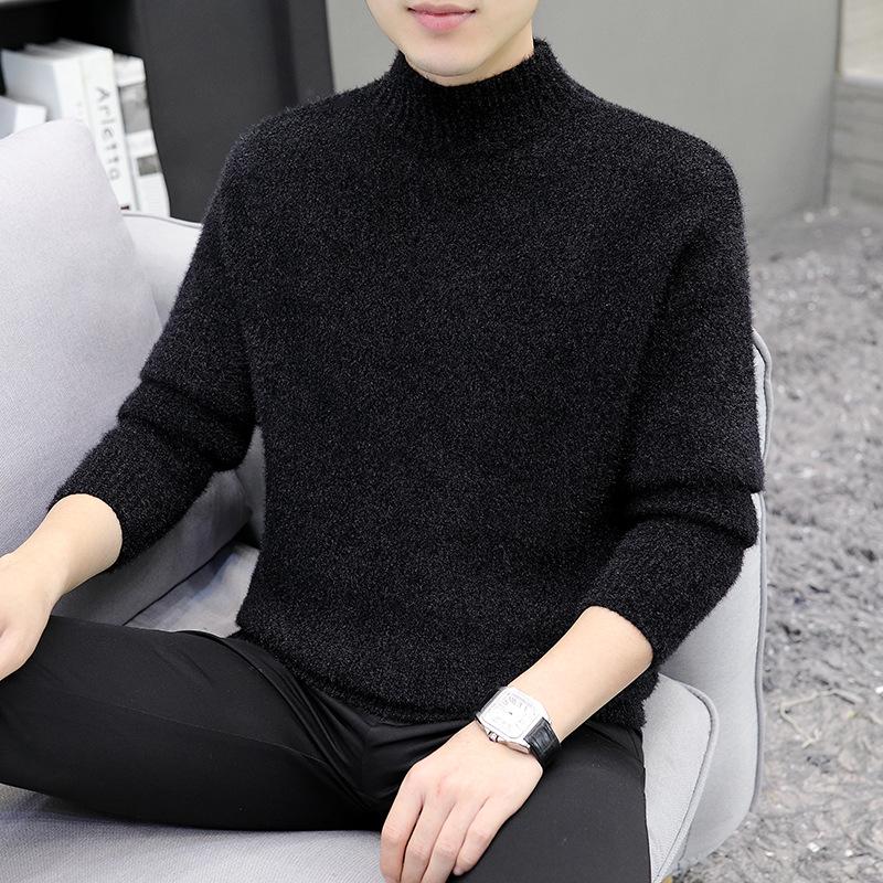 Golden Sable Men s Solid Color Warm Half-High Neck Knitwear M чорний
Golden Sable Men s Solid Color Warm Half-High Neck Knitwear M чорний
