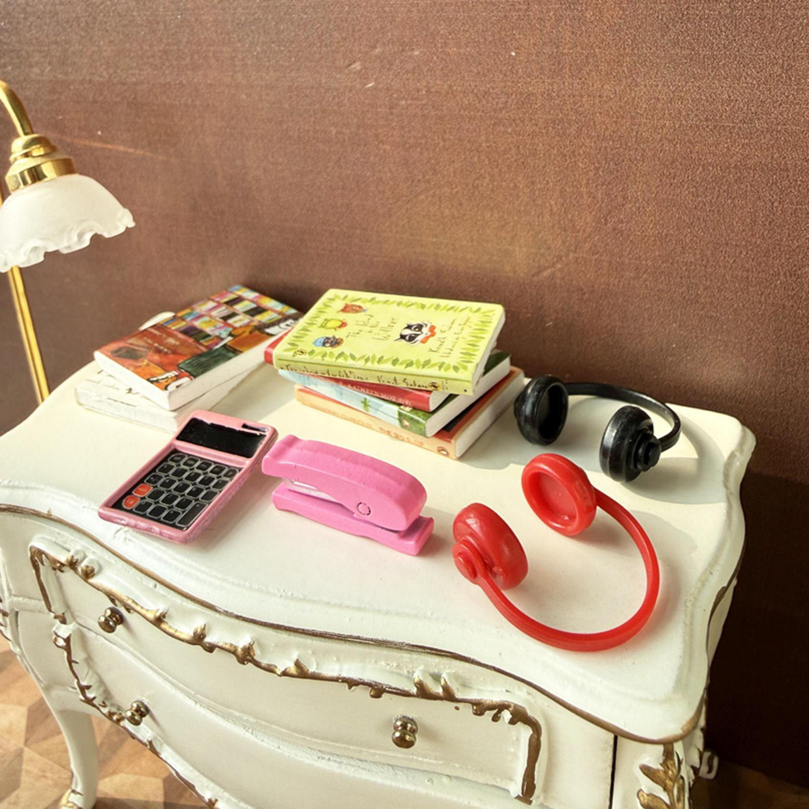 Dollhouse Books Assorted Miniatures Doll Toy Supplies 1:12 Bookshelf Fillers Headphones Play Set
Dollhouse Books Assorted Miniatures Doll Toy Supplies 1:12 Bookshelf Fillers Headphones Play Set