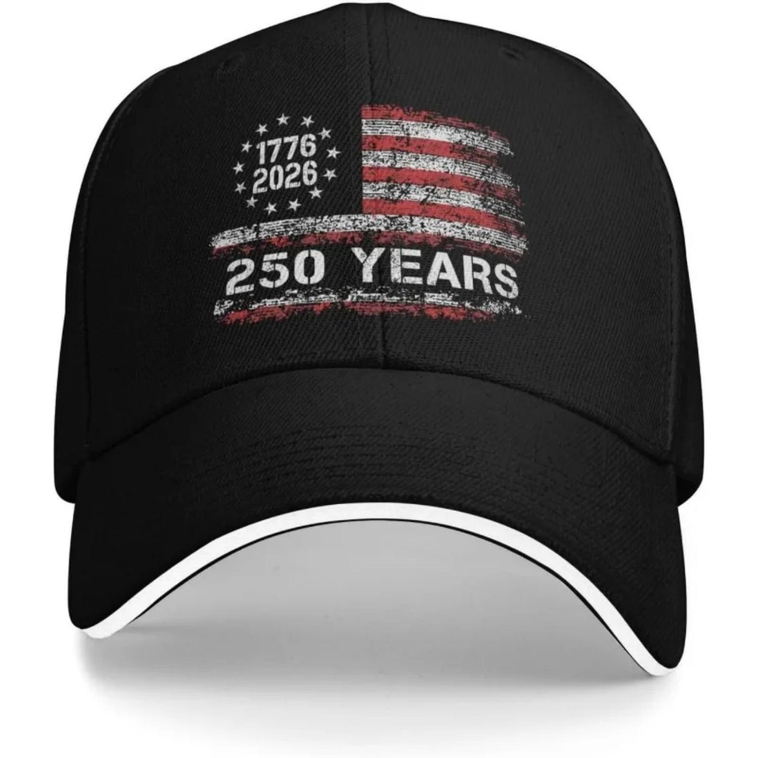250th Anniversary Patriotic Baseball Cap Retro Adjustable Unisex Hat for All-Season Commemorative National Pride Accessory Adjustable
250th Anniversary Patriotic Baseball Cap Retro Adjustable Unisex Hat for All-Season Commemorative National Pride Accessory Adjustable