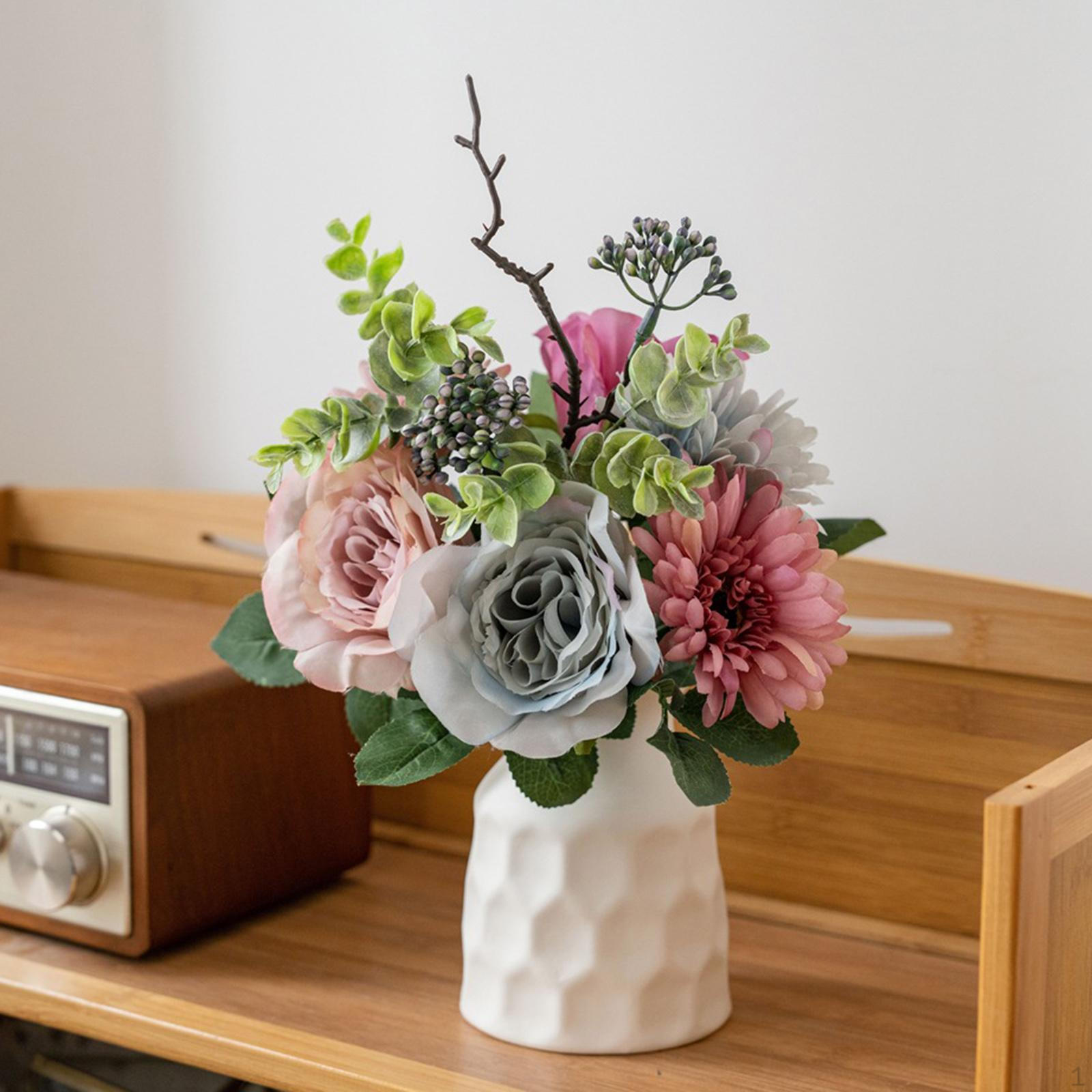 Bridal Bouquet Artificial Flower Decorative Bridesmaid Holding Flowers for Graduation 23x35cm
Bridal Bouquet Artificial Flower Decorative Bridesmaid Holding Flowers for Graduation 23x35cm