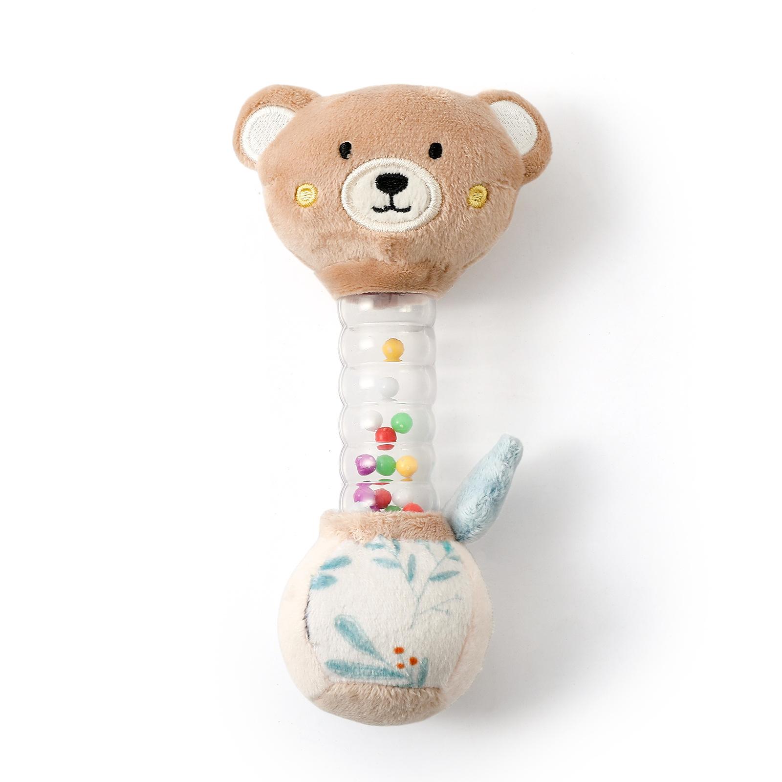 Baby Rattle Toy Soft Plush Bear Head Clear Handle with Colorful Beads Infant Sensory Development Handheld Toy for Newborns and Toddlers One Size
Baby Rattle Toy Soft Plush Bear Head Clear Handle with Colorful Beads Infant Sensory Development Handheld Toy for Newborns and Toddlers One Size