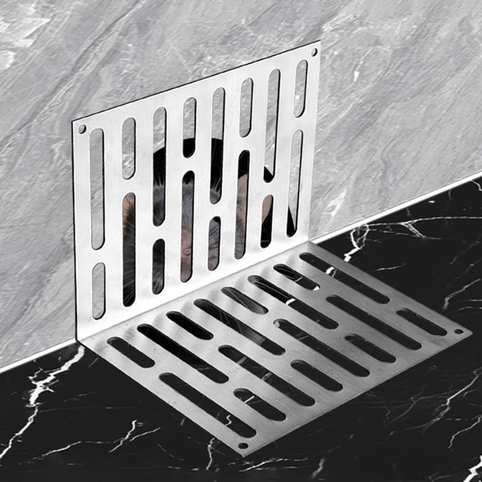 Corner Drain for Wall Installation Stainless Steel L Shaped Sink 12.5cmx11cmx11cm
Corner Drain for Wall Installation Stainless Steel L Shaped Sink 12.5cmx11cmx11cm