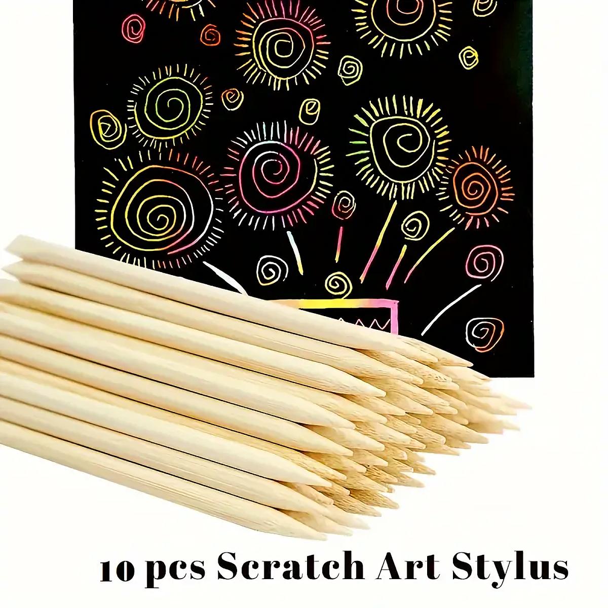 10pcs Scratching Pens without paper, Scratch-off Art Stylus, Paper Brush Coloring Stylus Scraper Tool Scraping Paper Brush
10pcs Scratching Pens without paper, Scratch-off Art Stylus, Paper Brush Coloring Stylus Scraper Tool Scraping Paper Brush