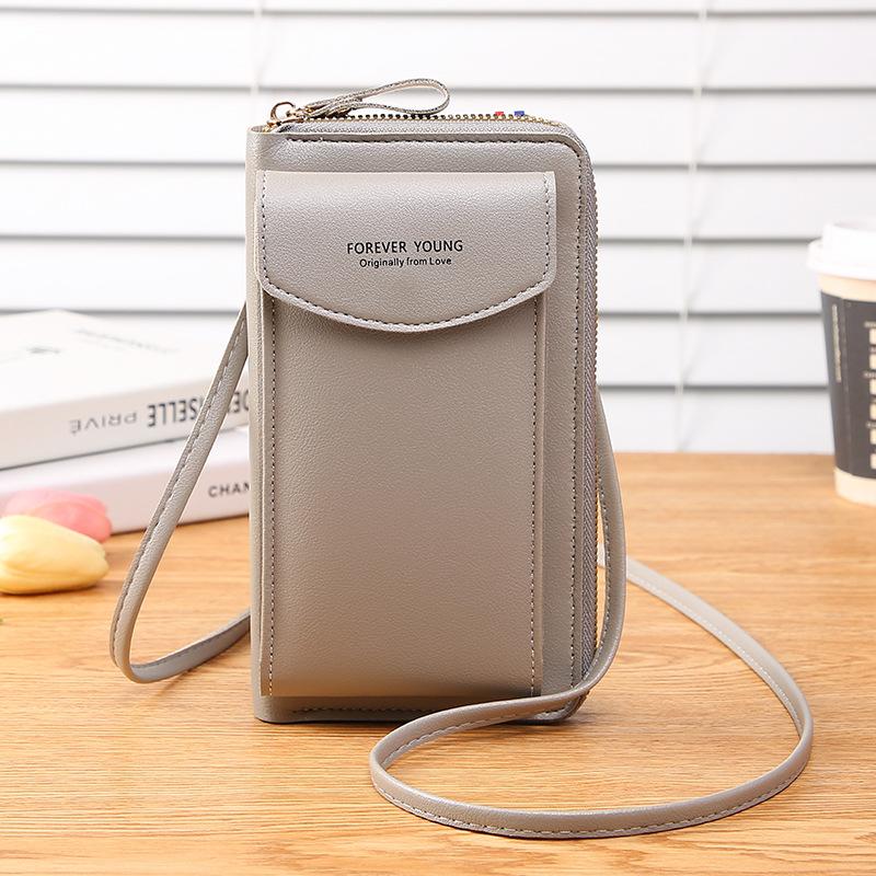 Женские высококачественные карманные для сотового телефона модные держатели для карт из искусственной кожи Маленькая сумка через плечо серый
Женские высококачественные карманные для сотового телефона модные держатели для карт из искусственной кожи Маленькая сумка через плечо серый