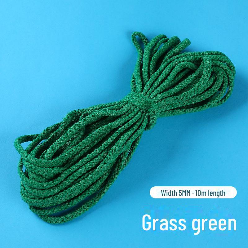 Цветная хлопковая веревка толщиной 5 мм - 10 метров, сотканная вручную, из восьми прядей, для поделок, сумок с завязками и веревок для шляп
Цветная хлопковая веревка толщиной 5 мм - 10 метров, сотканная вручную, из восьми прядей, для поделок, сумок с завязками и веревок для шляп