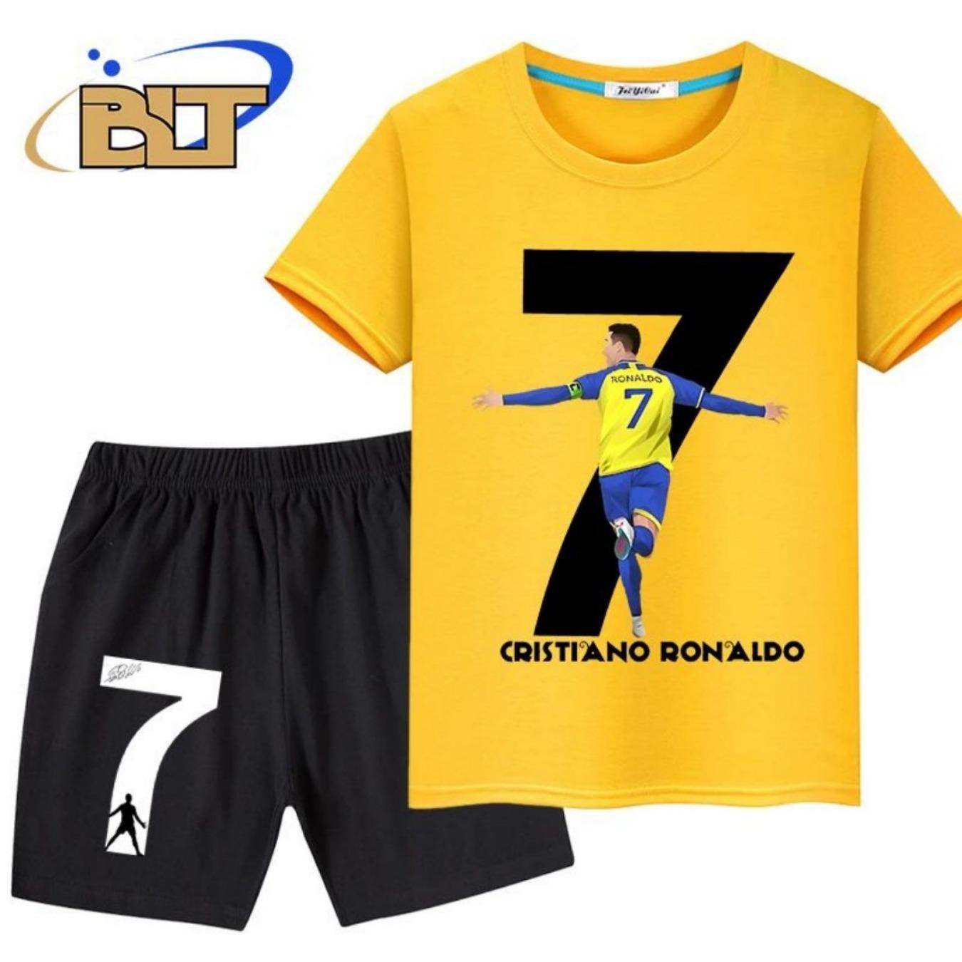 2026 Summer Ronaldo 3D Printed Summer Children s T-shirt Sports Shorts Set Suitable Women Comfortable 5-6Y
2026 Summer Ronaldo 3D Printed Summer Children s T-shirt Sports Shorts Set Suitable Women Comfortable 5-6Y
