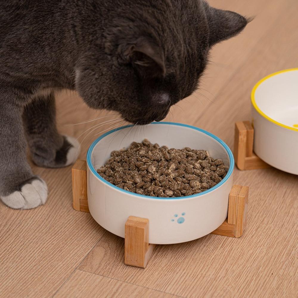Anti-knock Flat Mouth Cat Bowl Ceramic Dog Food Container Pet Supplies Pet Bowl Neck-Protection синій
Anti-knock Flat Mouth Cat Bowl Ceramic Dog Food Container Pet Supplies Pet Bowl Neck-Protection синій