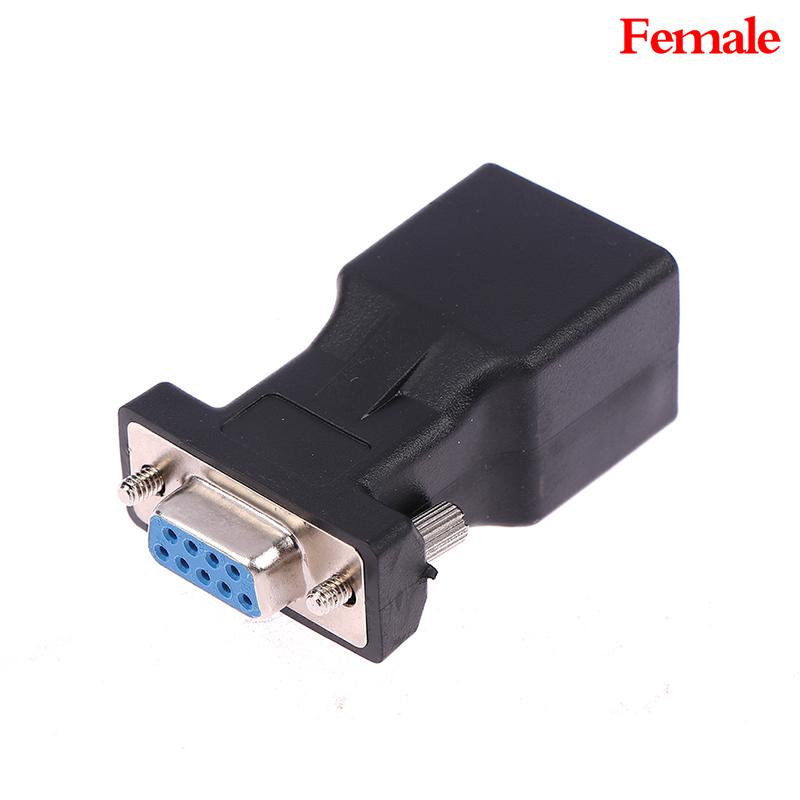 1PC DB9 RS232 Male/Female To RJ45 Female Adapter COM Port to LAN Ethernet Port Converter
1PC DB9 RS232 Male/Female To RJ45 Female Adapter COM Port to LAN Ethernet Port Converter