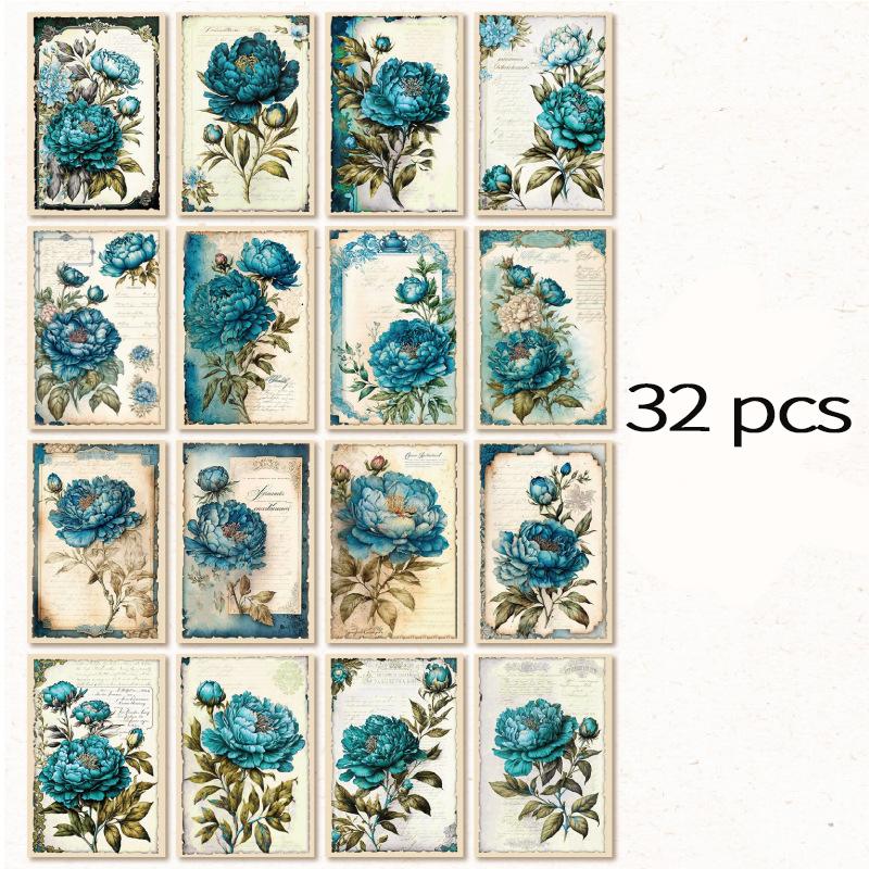 32 pcs Vintage beautiful Flowers pattern Decorative paper hand made DIY Diary Album Scrapbooking Junk Journal craft paper
32 pcs Vintage beautiful Flowers pattern Decorative paper hand made DIY Diary Album Scrapbooking Junk Journal craft paper