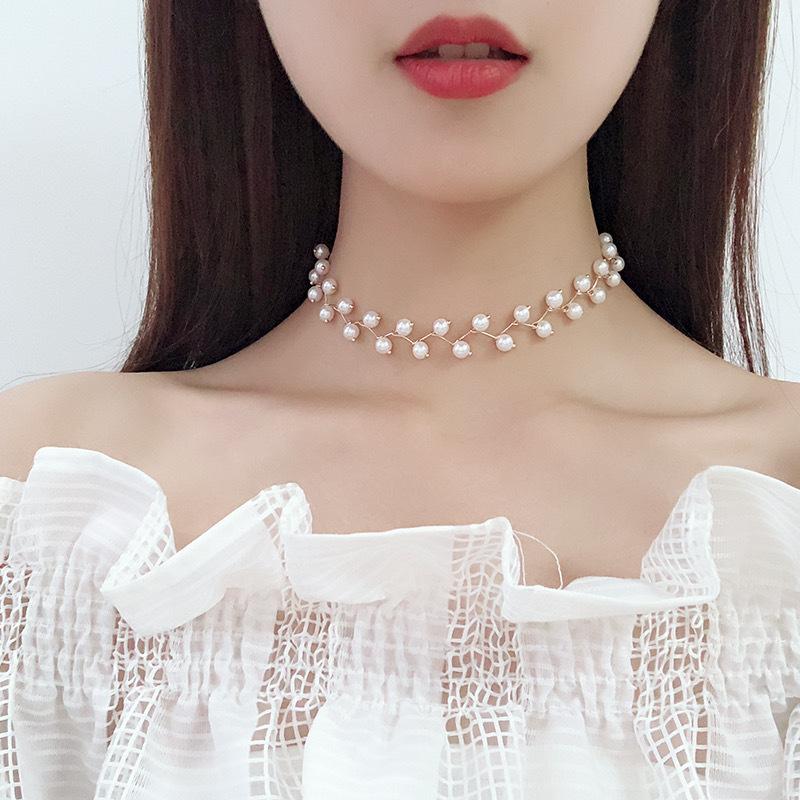 Korean version Gypsy star necklace female light luxury sweet fairy branch pearl collarbone chain short neck chain choker accessories
Korean version Gypsy star necklace female light luxury sweet fairy branch pearl collarbone chain short neck chain choker accessories