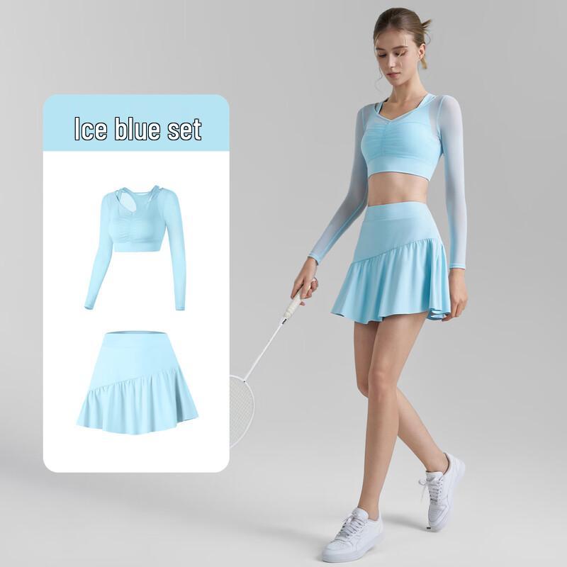 Junbie Women s Anti-Exposure Mesh Yoga Top & Skirt Set M
Junbie Women s Anti-Exposure Mesh Yoga Top & Skirt Set M