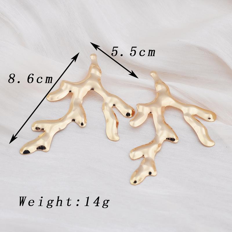Exaggerate Big Metal Drop Earrings for Women Long Water Droplet Branch Leaves Oval Beans Dangle Earrings Golden Geometry Zircon
Exaggerate Big Metal Drop Earrings for Women Long Water Droplet Branch Leaves Oval Beans Dangle Earrings Golden Geometry Zircon