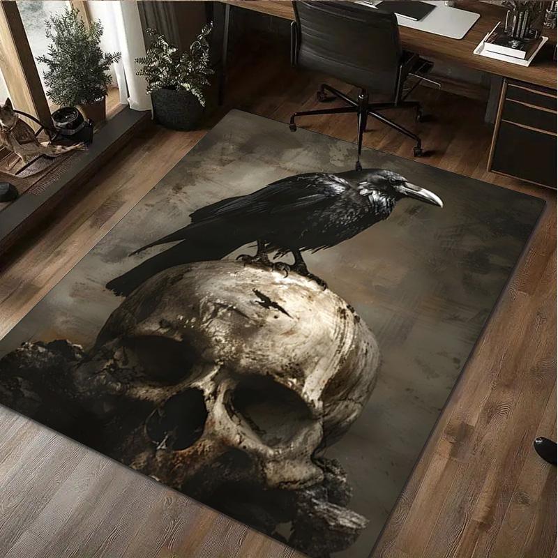 1Pc Raven Skull Rug - Home carpet Office Decorative Carpet For Living Room Bedroom Door Mat Floor Rug Computer Chair Area Rug 40x60cm( 15x23in )
1Pc Raven Skull Rug - Home carpet Office Decorative Carpet For Living Room Bedroom Door Mat Floor Rug Computer Chair Area Rug 40x60cm( 15x23in )