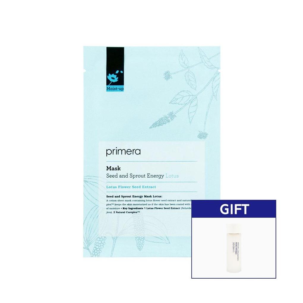Primera Seed & Mask Lotus 5 sheets + Laneige Cream Skin 25ml
Primera Seed & Mask Lotus 5 sheets + Laneige Cream Skin 25ml